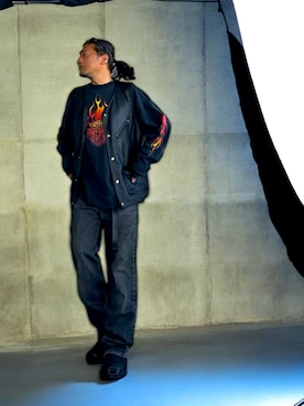 「アイテム（リング）」を使った、STO(スト)さん（メンズ・168cm）の冬コーディネート