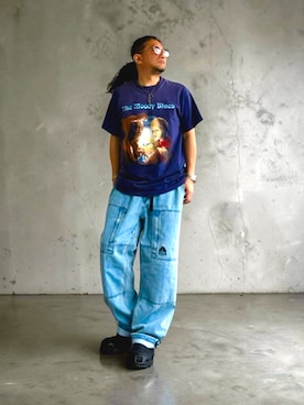 「Supreme （シュプリーム）のアイテム」を使った、STO(スト)さん（メンズ・168cm）の春コーディネート