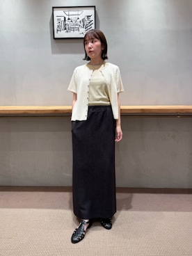 鈴木紗羅さん(レディース・155cm)の夏コーディネート