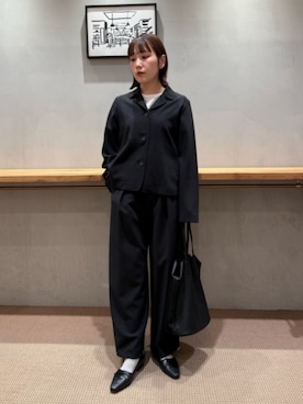「Steven Alan（スティーブンアラン）のアイテム」を使った、鈴木紗羅さん（レディース・155cm）の秋コーディネート