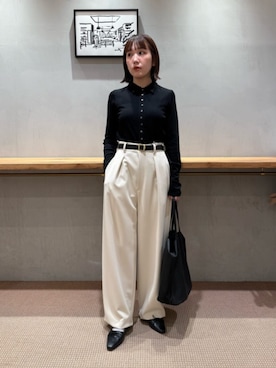 鈴木紗羅さん(レディース・155cm)の秋コーディネート