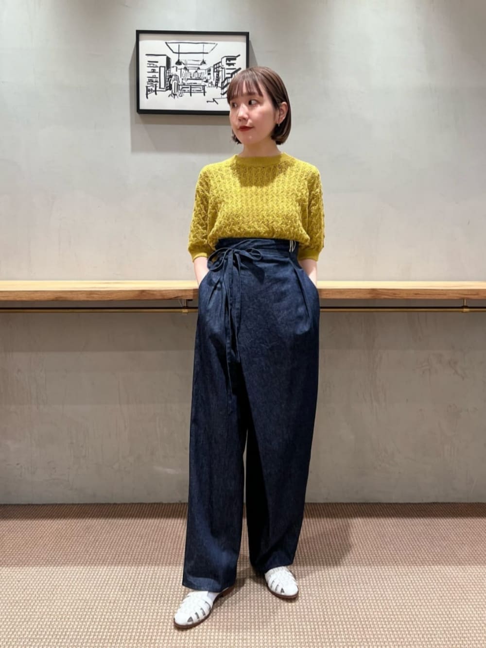 Steven Alan＞ライトオンス デニム クロスオーバー パンツを使った人気