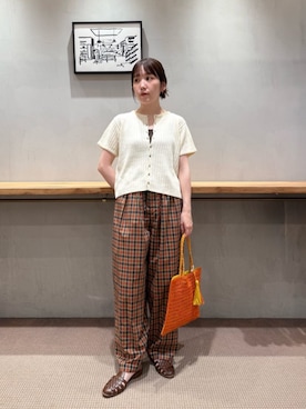 鈴木紗羅さん(レディース・155cm)の夏コーディネート