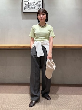 鈴木紗羅さん(レディース・155cm)の夏コーディネート