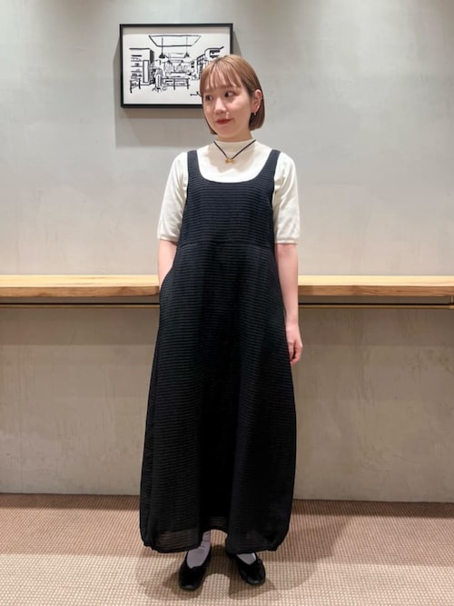 Steven Alan ポコポコ タンクトップ ワンピース　ベージュ Steven Alan ポコポコ タンクトップ ワンピース - メルカリ