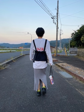 「mystic（ミスティック）のアイテム」を使った、ymiiikさん（キッズ・144cm）の秋コーディネート
