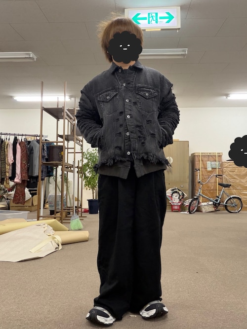 GRANCY（グランシー）の「【GRANCY】Sweat Docking Design Damage