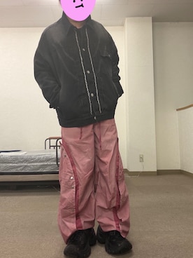 「アイテム（デニムジャケット）」を使った、よーさん（メンズ・160cm）の秋コーディネート