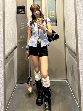 「RAY CASSIN（レイカズン）のアイテム（バッグ）」を使った、あやピさん（レディース・153cm）の秋コーディネート