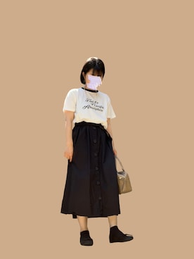 「Green　Parks（グリーンパークス）のアイテム」を使った、おかめたまこさん（レディース・153cm・40代）の夏コーディネート