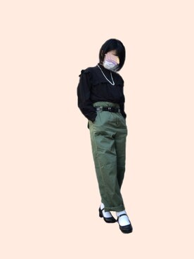 「Green　Parks（グリーンパークス）のアイテム」を使った、おかめたまこさん（レディース・153cm・40代）の秋コーディネート