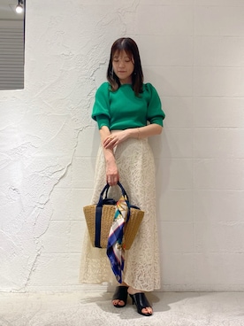 「Te chichi（テチチ）のアイテム（財布/小物）」を使った、yanagiさん（レディース・158cm）の春コーディネート