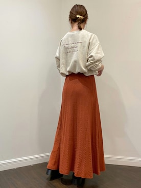 「厚底」｜「アイテム（その他）」を使った、yanagiさん（レディース・158cm）の秋コーディネート