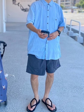 「サーフスタイル」｜牛たたき¥280さん（メンズ・170cm）の夏コーディネート