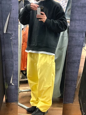 「WHIMSIC（ウィムジック）のアイテム」を使った、牛たたき¥280さん（メンズ・170cm）の冬コーディネート