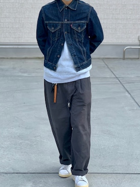 牛たたき¥280さん(メンズ・170cm)の冬コーディネート