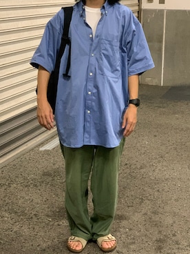 牛たたき¥280さん（メンズ・170cm）の夏コーディネート