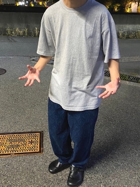 牛たたき¥280さん（メンズ・170cm）の秋コーディネート