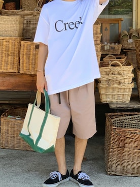 牛たたき¥280さん（メンズ・170cm）の夏コーディネート