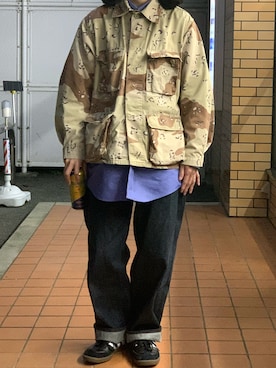 「チョコチップ」｜牛たたき¥280さん（メンズ・170cm）の春コーディネート