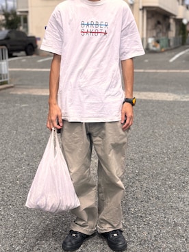 「Carhartt(カーハート)のアイテム」を使った、牛たたき¥280さん(メンズ・170cm)の秋コーディネート