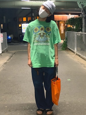 牛たたき¥280さん（メンズ・170cm）の春コーディネート