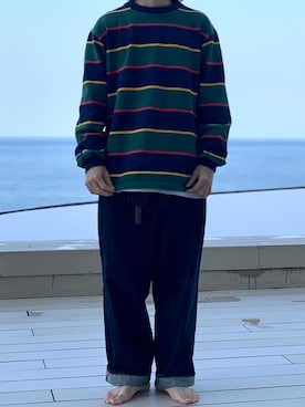 牛たたき¥280さん（メンズ・170cm）の春コーディネート