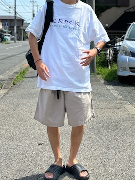 牛たたき¥280さん（メンズ・170cm）の夏コーディネート