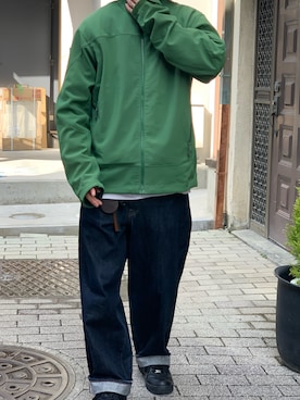 「patagonia」｜「アイテム（パンツ）」を使った、牛たたき¥280さん（メンズ・170cm）の春コーディネート