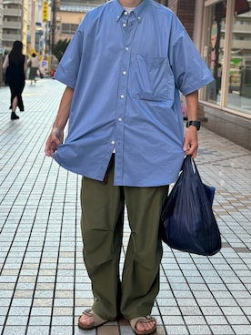 「mont-bell（モンベル）のアイテム」を使った、牛たたき¥280さん（メンズ・170cm）の夏コーディネート