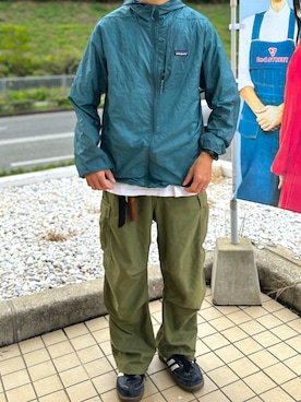 「パタゴニア」｜牛たたき¥280さん（メンズ・170cm）の秋コーディネート