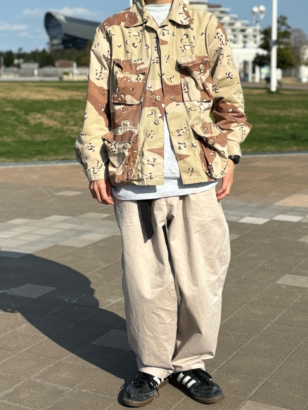 adidas Originalsのアイテムを使った「チョコチップカモ」の人気