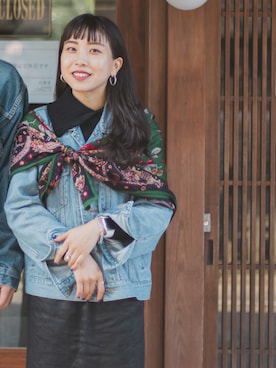 「IDEALITE（イディアライト）のアイテム」を使った、AYANOさん（レディース・153cm）の冬コーディネート