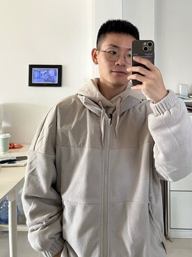 「休闲」｜赵闲梗さん（メンズ・162cm）の秋コーディネート