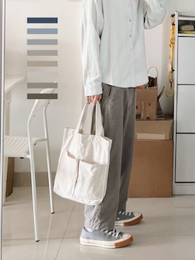 「休闲」｜赵闲梗さん（メンズ・162cm）の秋コーディネート