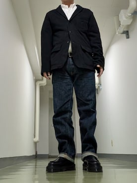 「EVISU（エヴィス）のアイテム」を使った、yosさん（メンズ・177cm）の春コーディネート