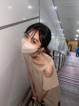 「CLANE（クラネ）のアイテム（アクセサリー）」を使った、Josieさん（レディース・170cm）の秋コーディネート