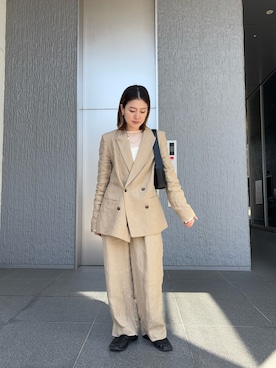 「UNITED ARROWS（ユナイテッドアローズ）のアイテム（トップス）」を使った、miki8_097さん（レディース・152cm）の春コーディネート