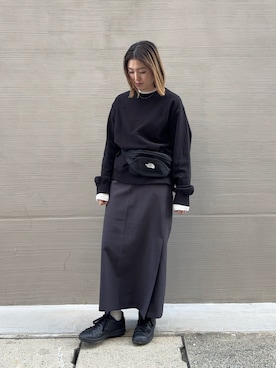 「anuke（アンヌーク）のアイテム（トップス）」を使った、miki8_097さん（レディース・152cm）の春コーディネート