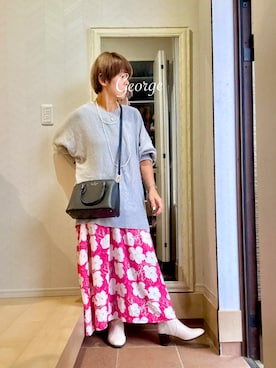 Georgeさん（レディース・158cm）の秋コーディネート