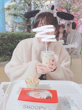「USJ」｜「アイテム（ブルゾン）」を使った、は な みさん（レディース・160cm）の秋コーディネート