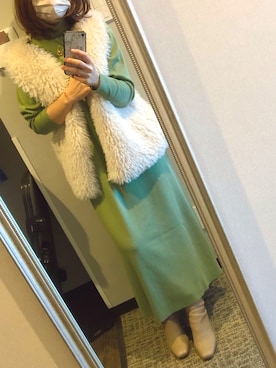 れんこさん(レディース・155cm)の冬コーディネート