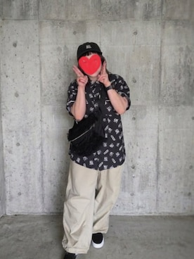 「Candy Stripper（キャンディストリッパー）のアイテム」を使った、mocoさん（レディース・150cm）の夏コーディネート