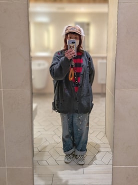 「Candy Stripper（キャンディストリッパー）のアイテム」を使った、mocoさん（レディース・150cm）の秋コーディネート