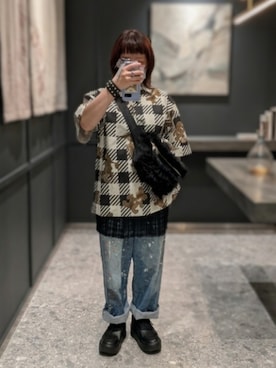 「RNA（アールエヌエー）のアイテム」を使った、mocoさん（レディース・150cm）の夏コーディネート
