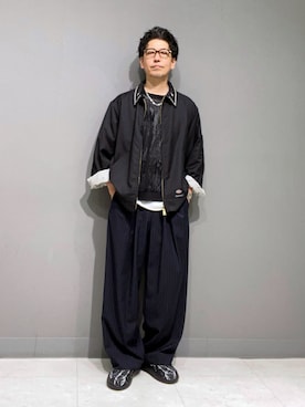 「秋服」｜「アイテム（サンダル）」を使った、MASAKIさん（メンズ・172cm）の秋コーディネート