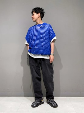 「OOFOS（ウーフォス）のアイテム」を使った、MASAKIさん（メンズ・172cm）の夏コーディネート