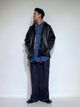 「B2nd」｜「アイテム（その他アウター）」を使った、MASAKIさん（メンズ・172cm）の秋コーディネート