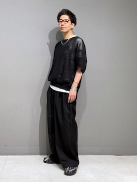 「秋服」｜「アイテム（サンダル）」を使った、MASAKIさん（メンズ・172cm）の秋コーディネート