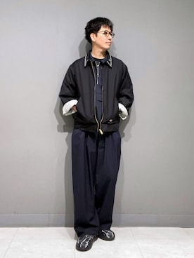 「アイテム（その他アウター）」を使った、MASAKIさん（メンズ・172cm）の秋コーディネート